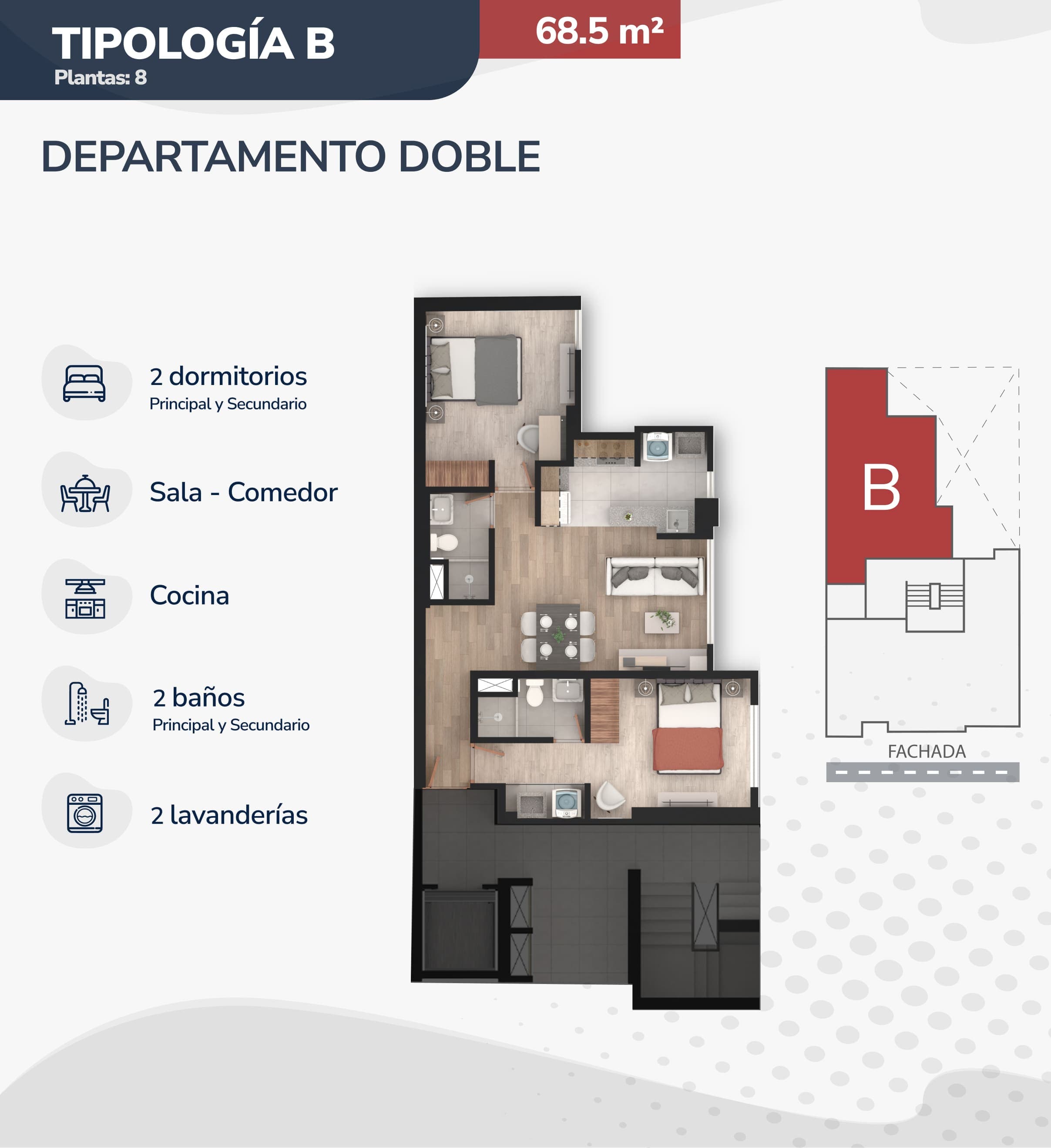 Tipo B terraza - Imagen 1