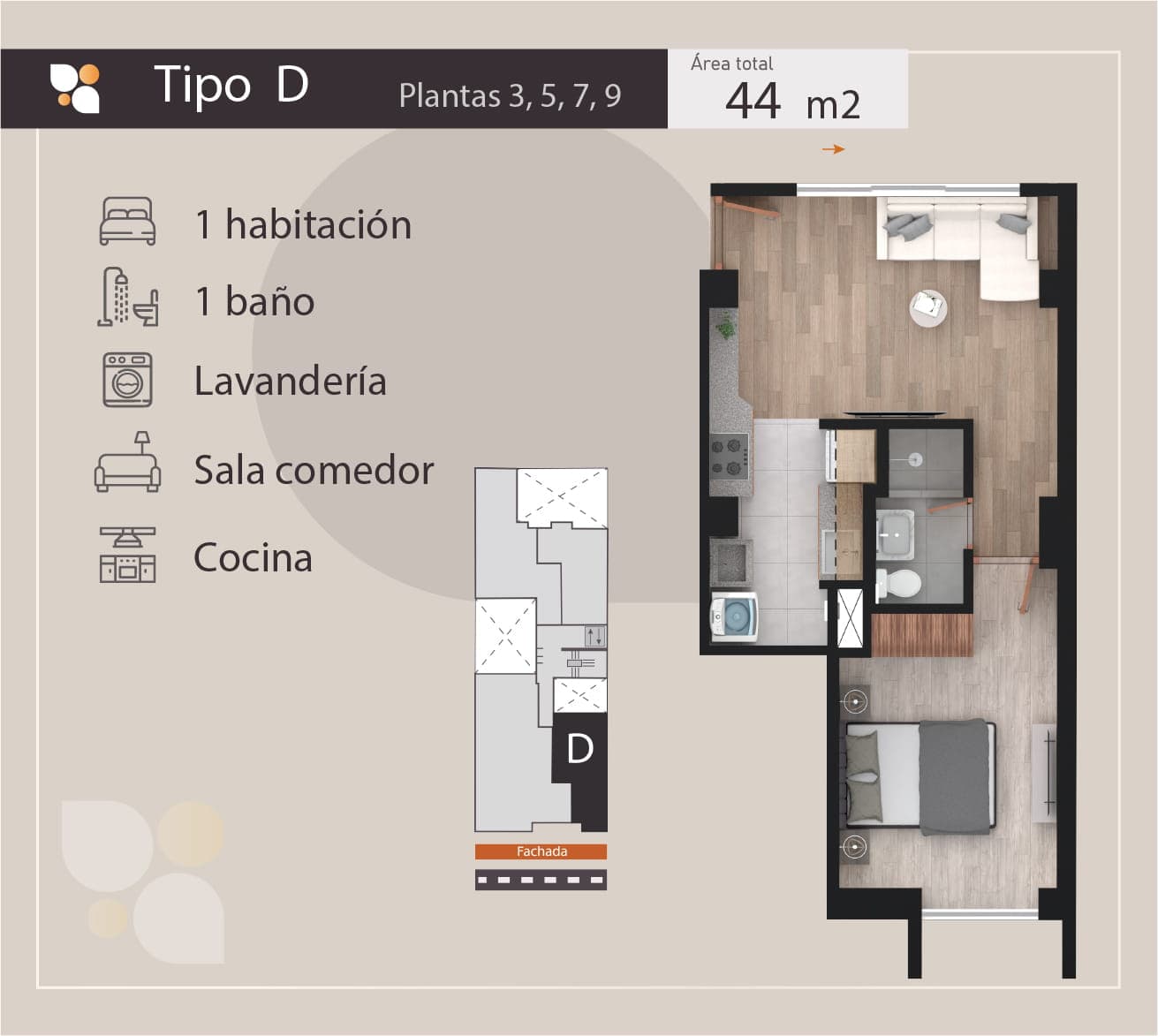 Tipo D 304, 504, 704, 904 - Imagen 1